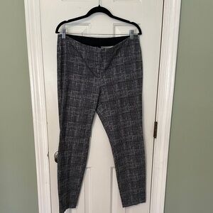 Alfani Men's Black and Gray Textured Dress Pants